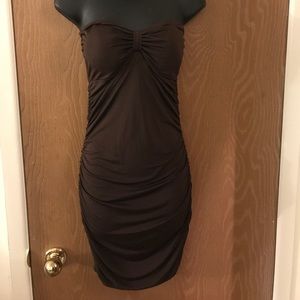 Brown party dress