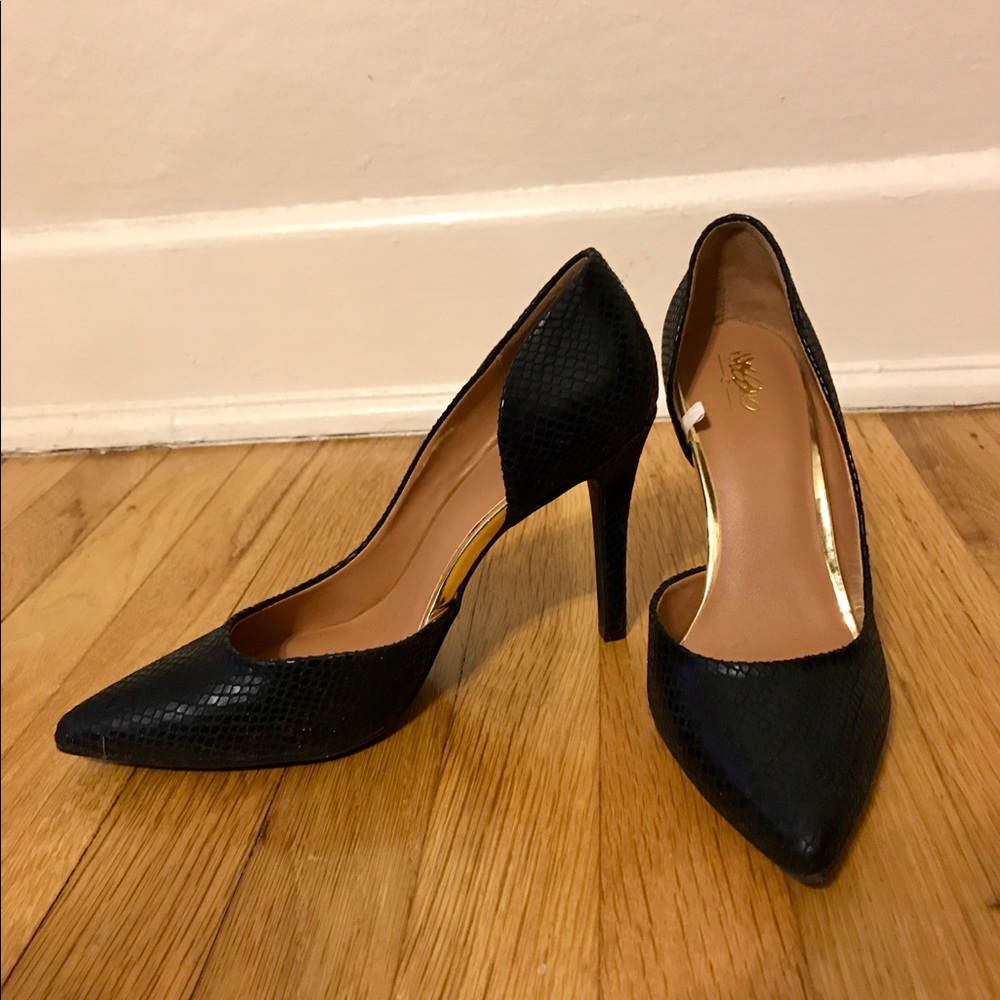 Textured Black Mossimo Heels