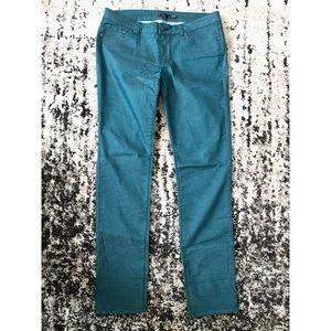Prana straight-leg teal organic denim jeans - NWOT