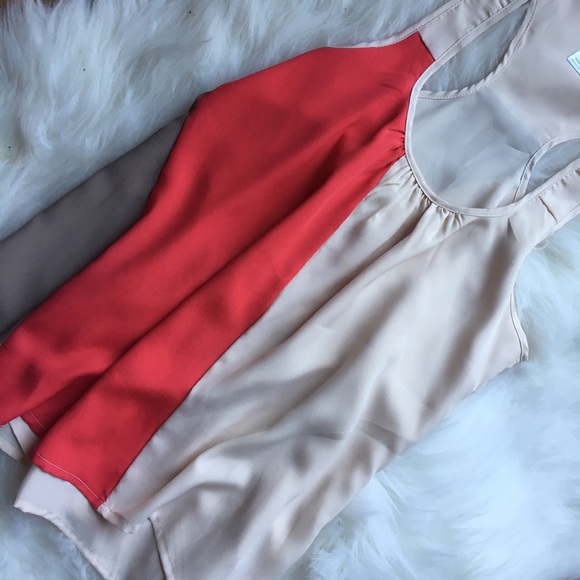 Tops - color block top size S, M Tops - color block top size S, M
