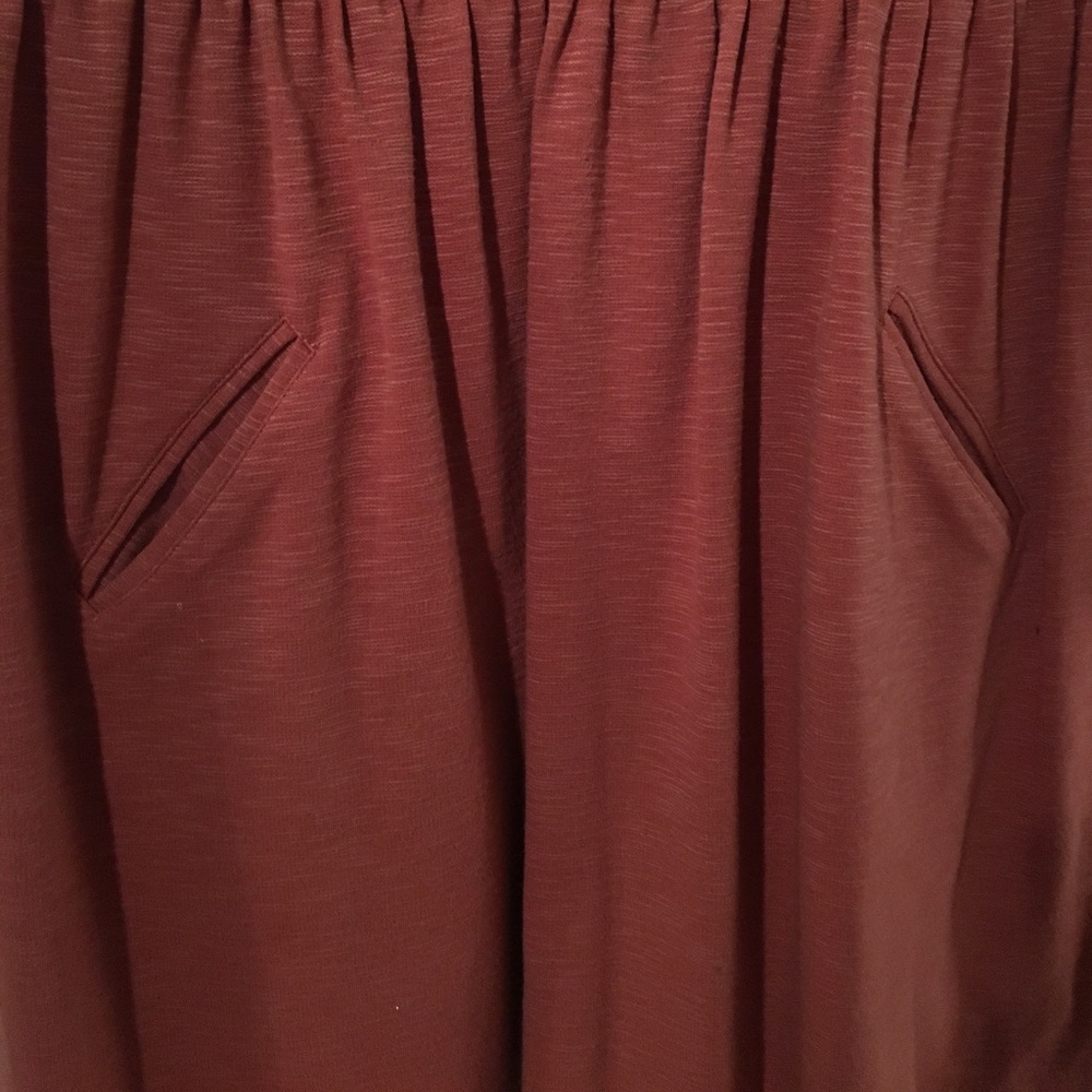 🌼FREE PEOPLE🌼 pink two tone short sleeve dress - Picture 2 of 3