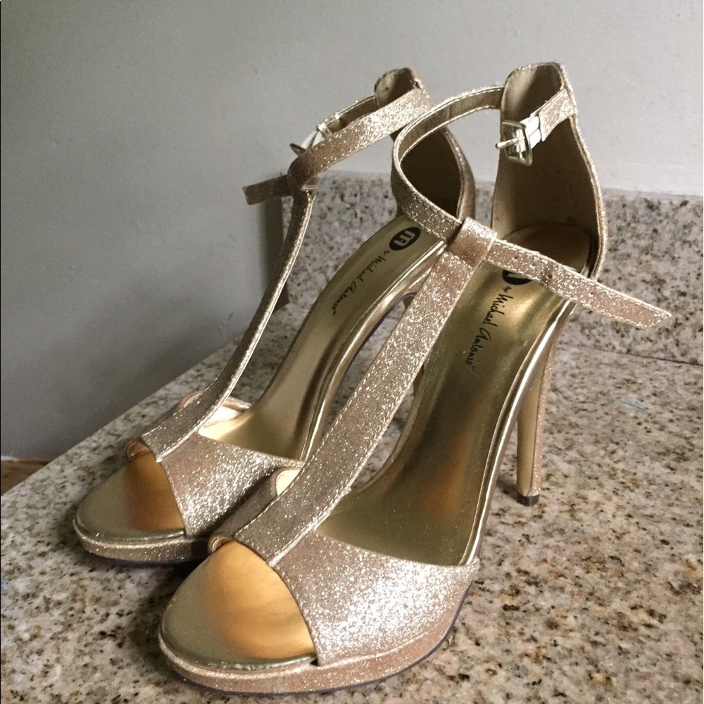 Gold heels