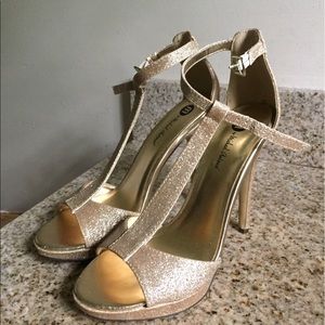 Gold heels