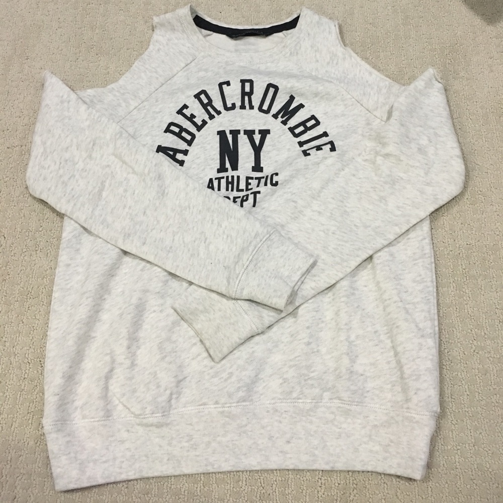 Open shoulder sweater