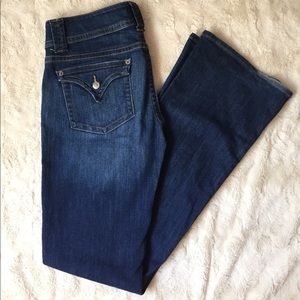 Hudson Bootcut Jeans, Size 30