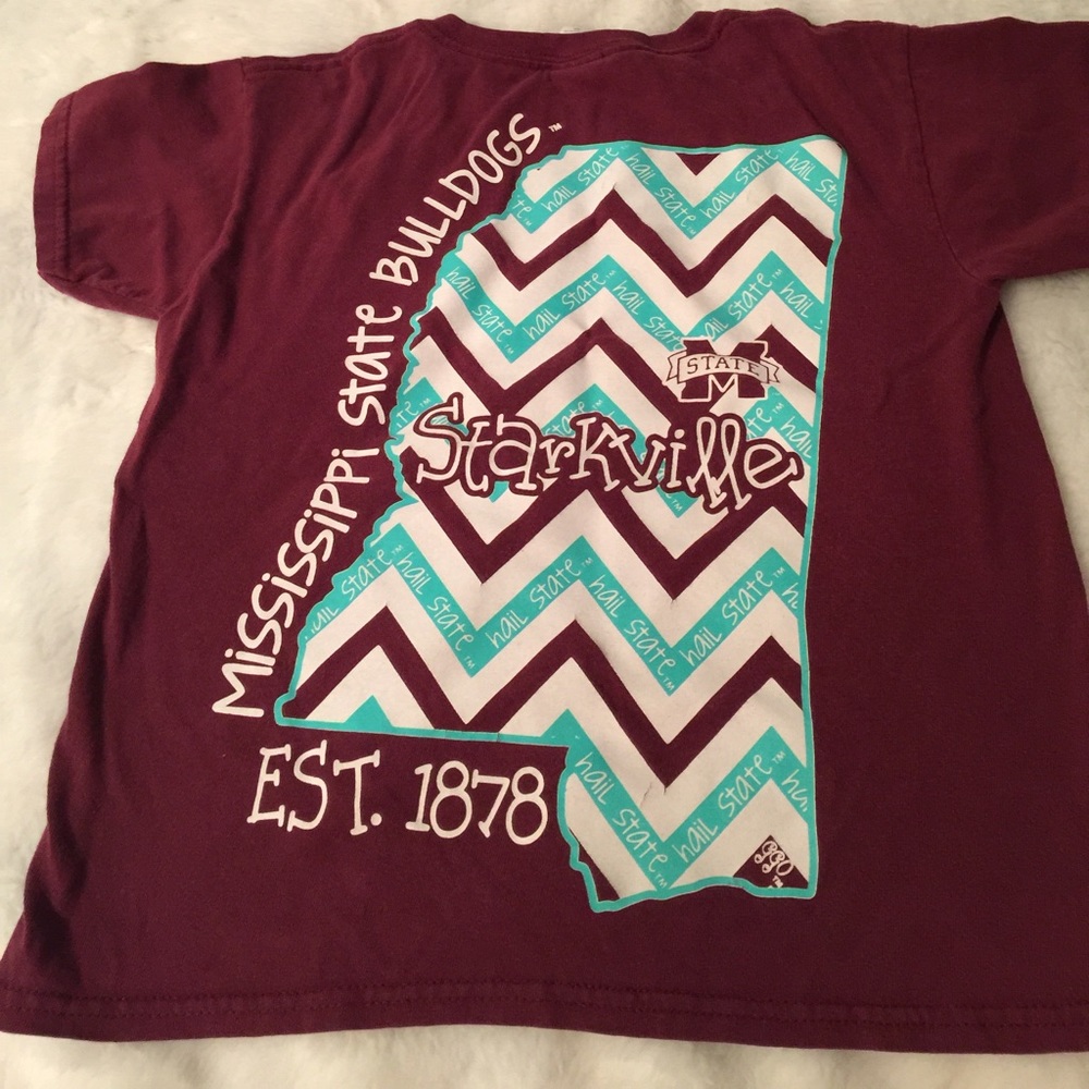 Girls Mississippi State tshirt Size S