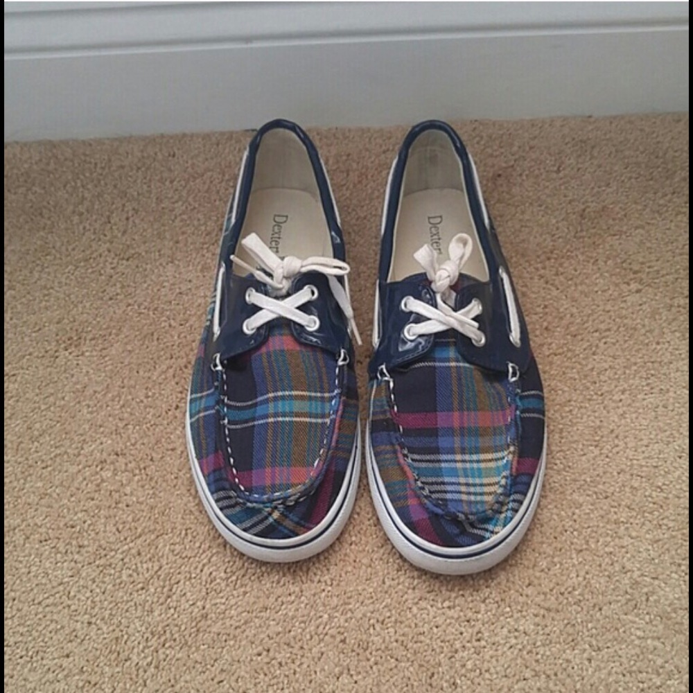 Plaid Boat Shoes