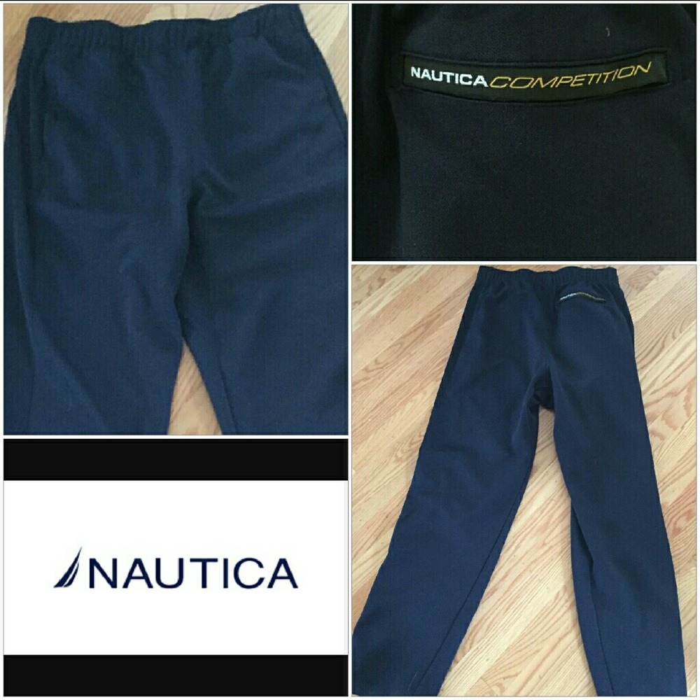 Nautica, Navy, Polyester Workout/ Lounge pants