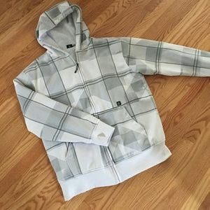 Men's  Lined Zip-up VOLCOM  hooded Jacket