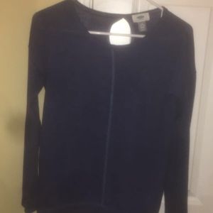 Long sleeve dark blue shirt from Old Navy