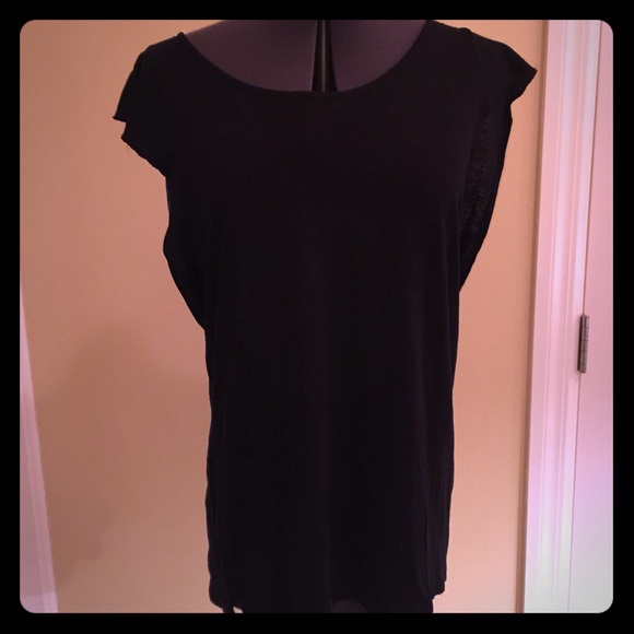 Stradivarius Black T-shirt size large - Picture 1 of 5