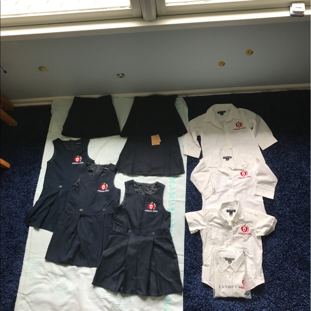 Girl's Apple Montessori Uniform Set LandsEnd