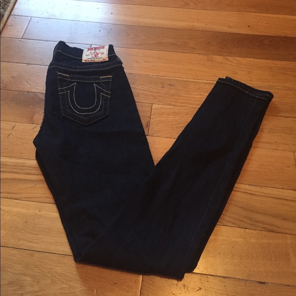 NEW/True religion skinny jeans black so adorable💋