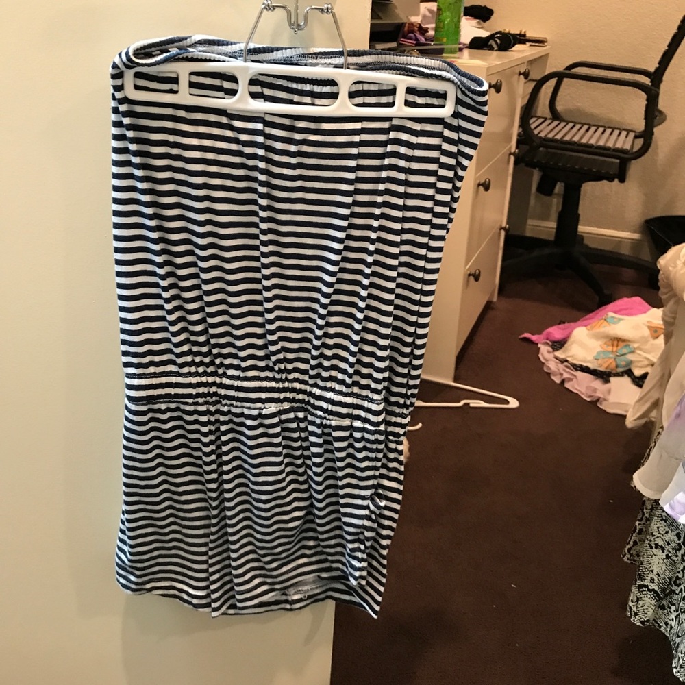 Striped romper