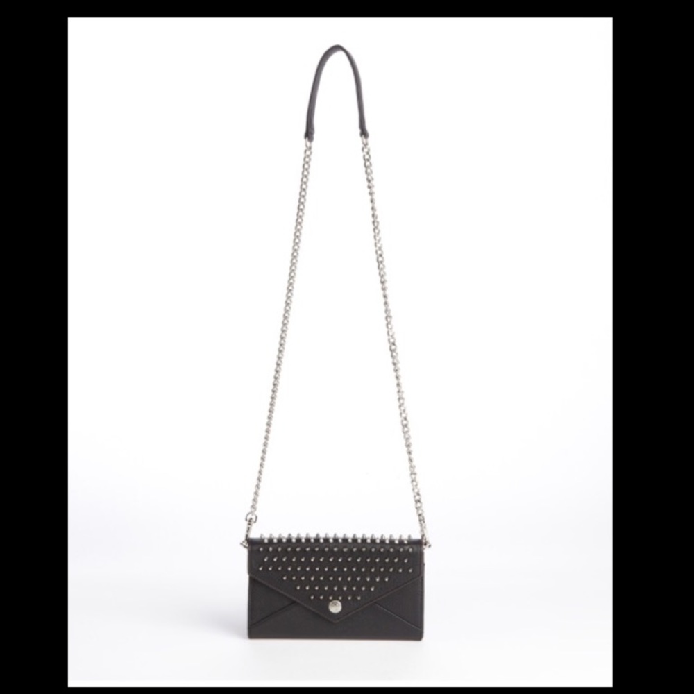 Rebecca Minkoff NWT studded wallet on a chain