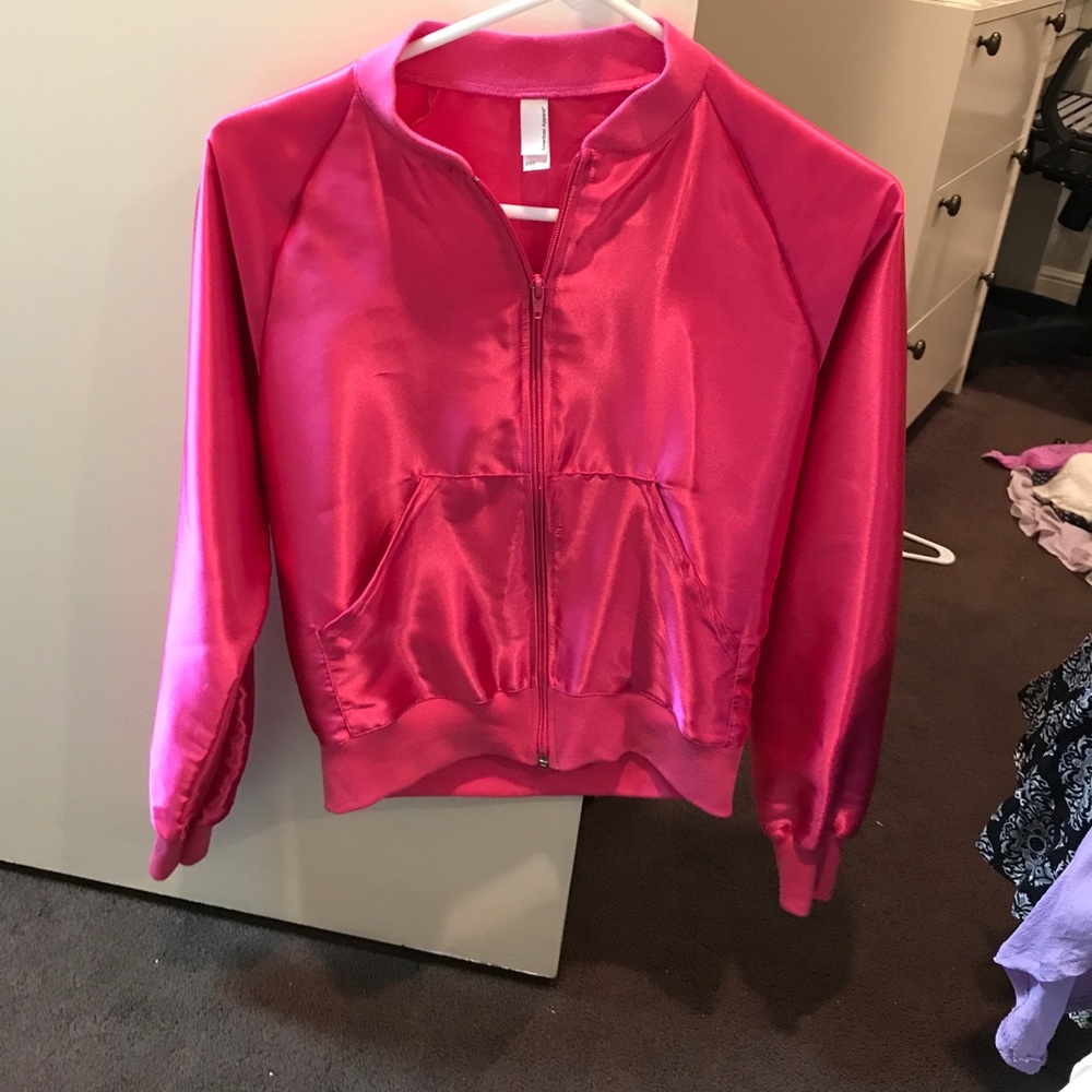 Pink metallic jacket
