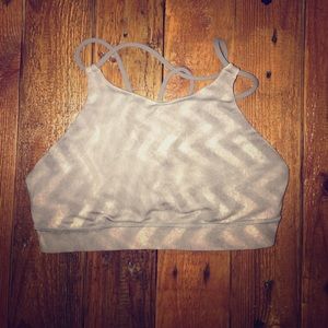Chevron Print Lululemon Trinity Bra
