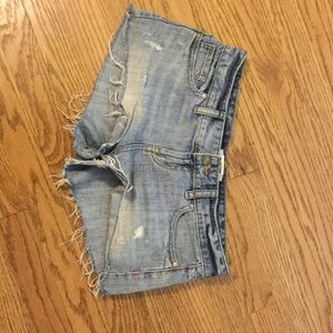 Victoria's Secret pink jean shorts