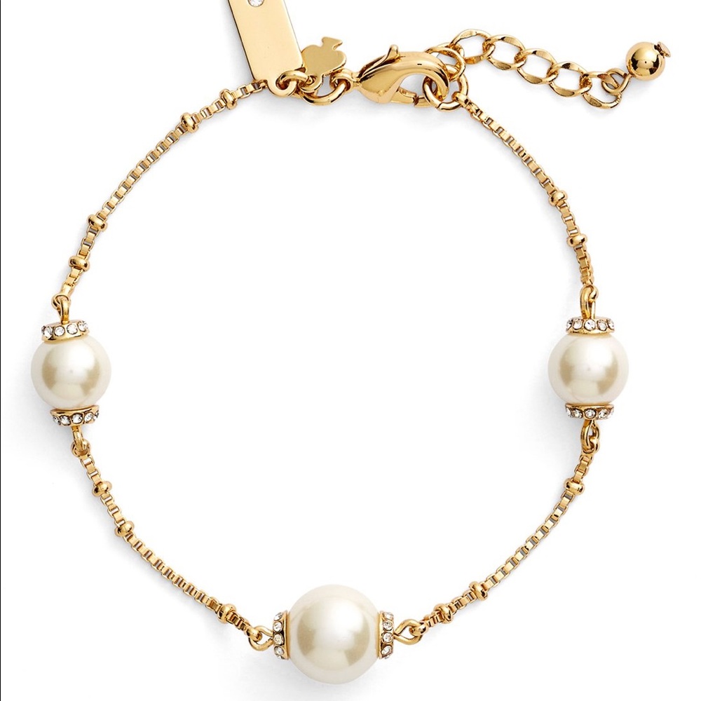NWT Kate Spade Wisdom Of Pearl Bracelet
