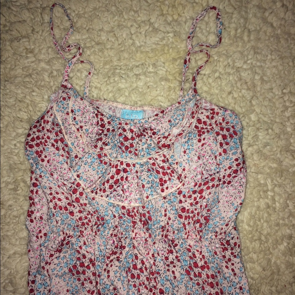 Flower print dress