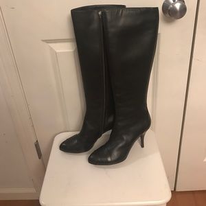 Authentic Ferragamo leather boots