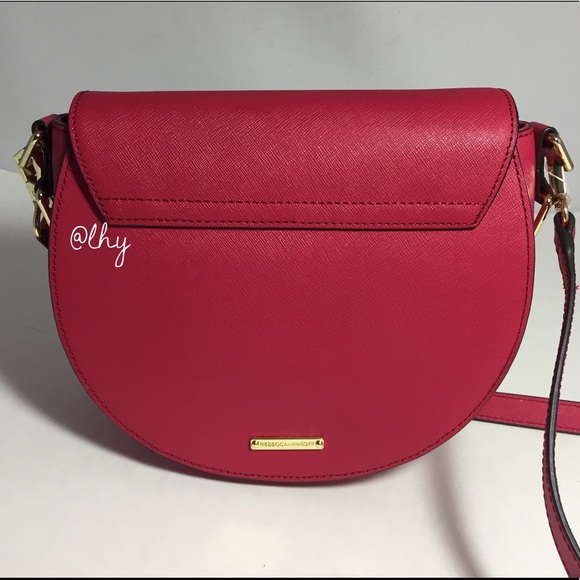 REBECCA MINKOFF ASTOR PERFORATED SADDLE BAG - Picture 2 of 8