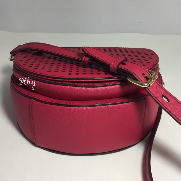 REBECCA MINKOFF ASTOR PERFORATED SADDLE BAG - Picture 3 of 8
