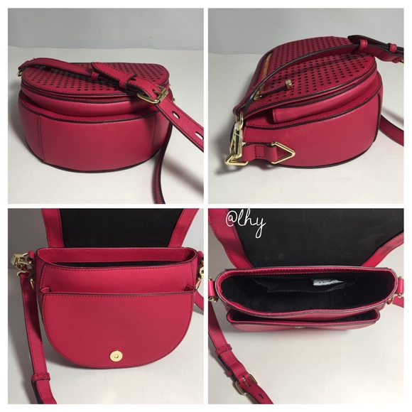 REBECCA MINKOFF ASTOR PERFORATED SADDLE BAG - Picture 8 of 8
