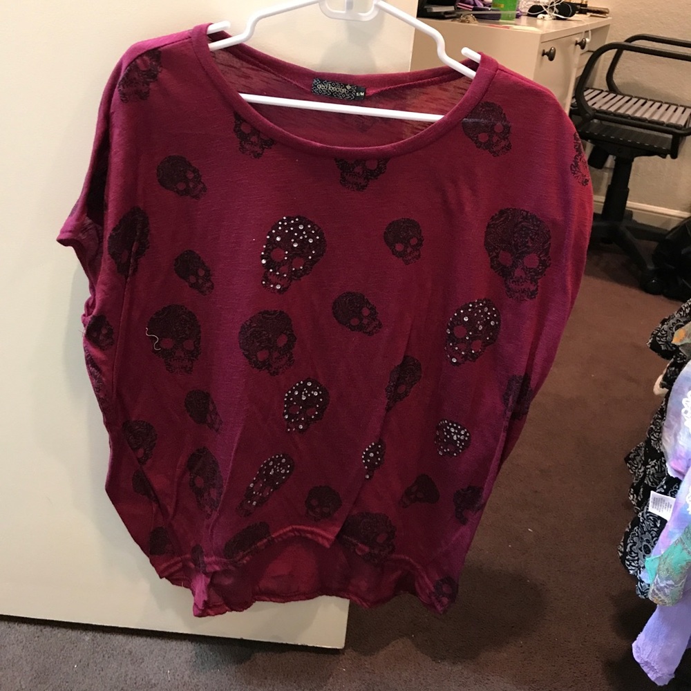 Maroon LF top