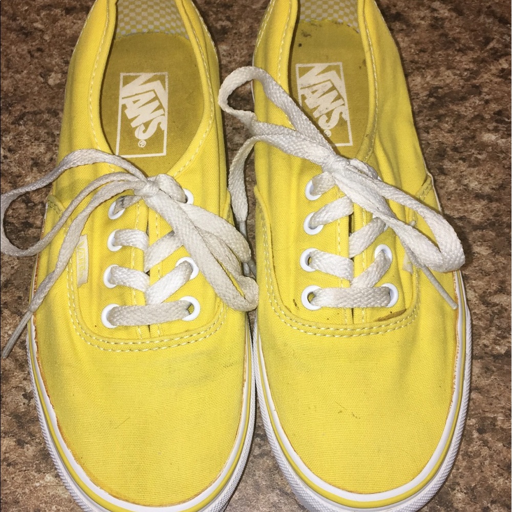 Yellow Vans
