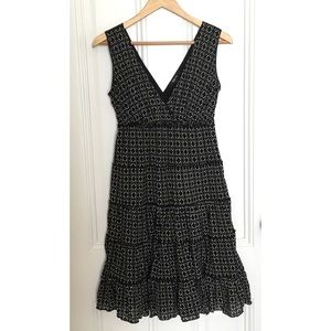 Style & Co. tiered patterned sundress — M/L