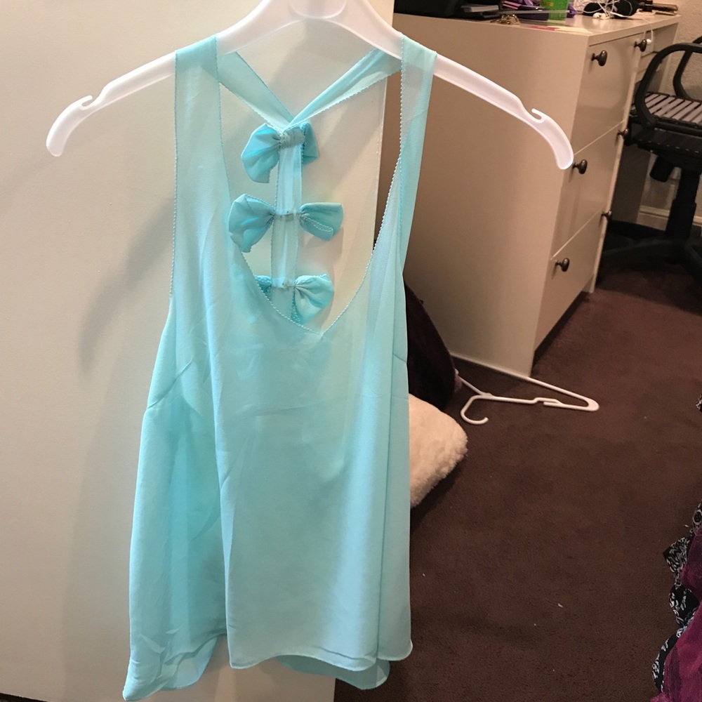 Tank top mint blue