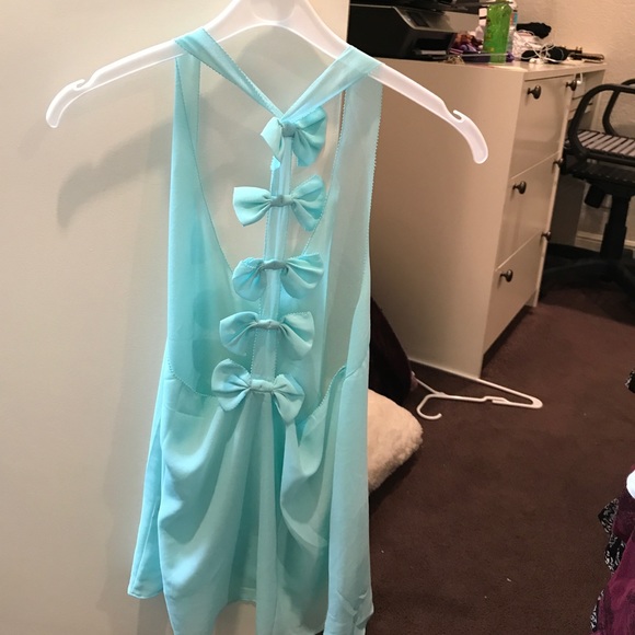 Tank top mint blue - Picture 2 of 2