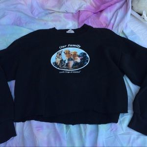 OUR FAMILY RAW EDGE CROP