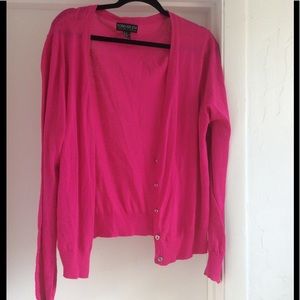Magenta Forever 21 Cardigan