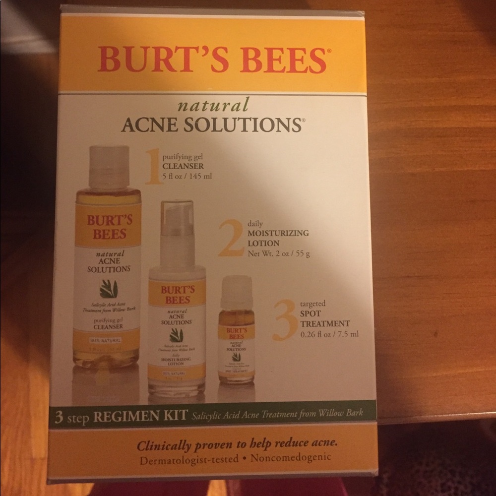 Burt bees acne solution