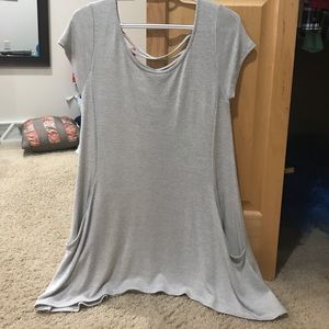 Maurice's flowy shirt