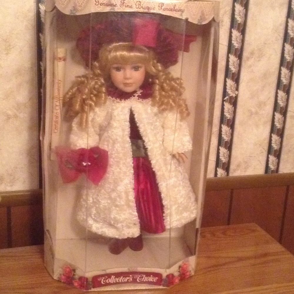 Fine bisque porcelain doll collectors choice.