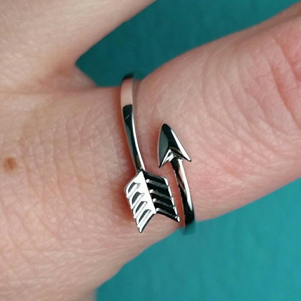 Sterling Silver Arrow Wrap Ring
