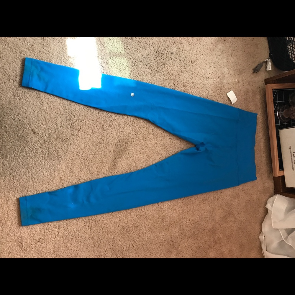 Blue Lululemon Leggings