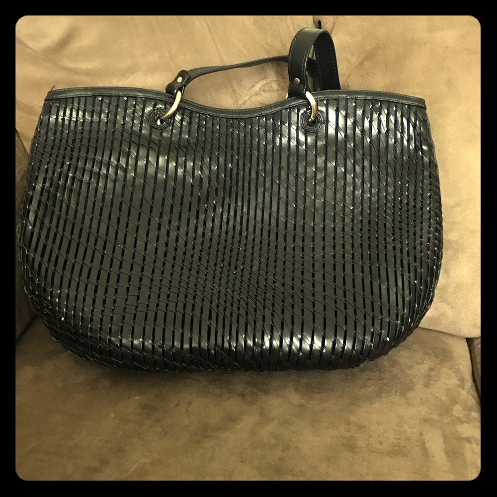 Cole Haan Genevieve handwoven bag