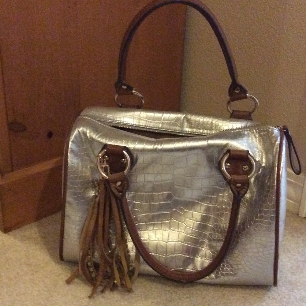 Silver Charming Charlie Purse