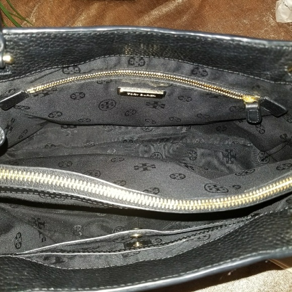 SOLD LOCAL  Tory Burch Serif-T Leather Satchel - Picture 5 of 6