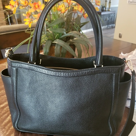 SOLD LOCAL  Tory Burch Serif-T Leather Satchel - Picture 6 of 6