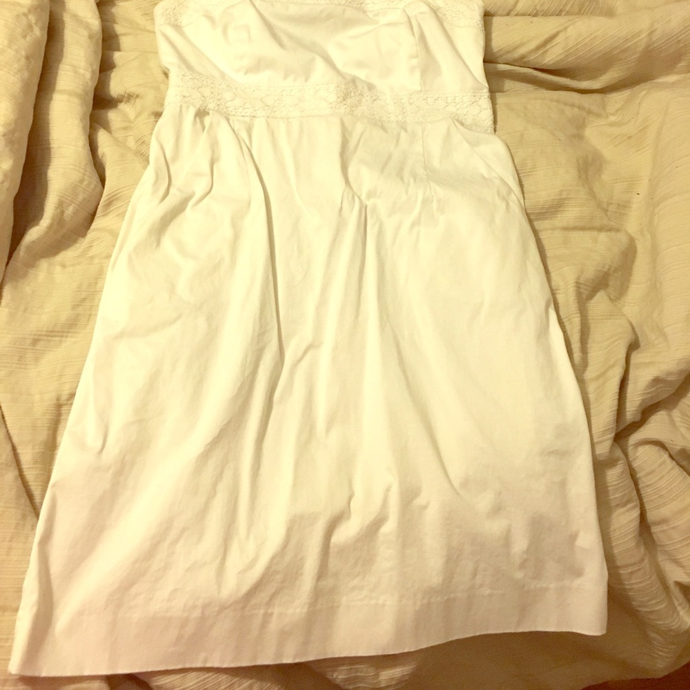 NYC Strapless White dress