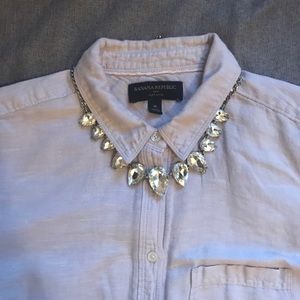 {Banana Republic} Button-down Grey