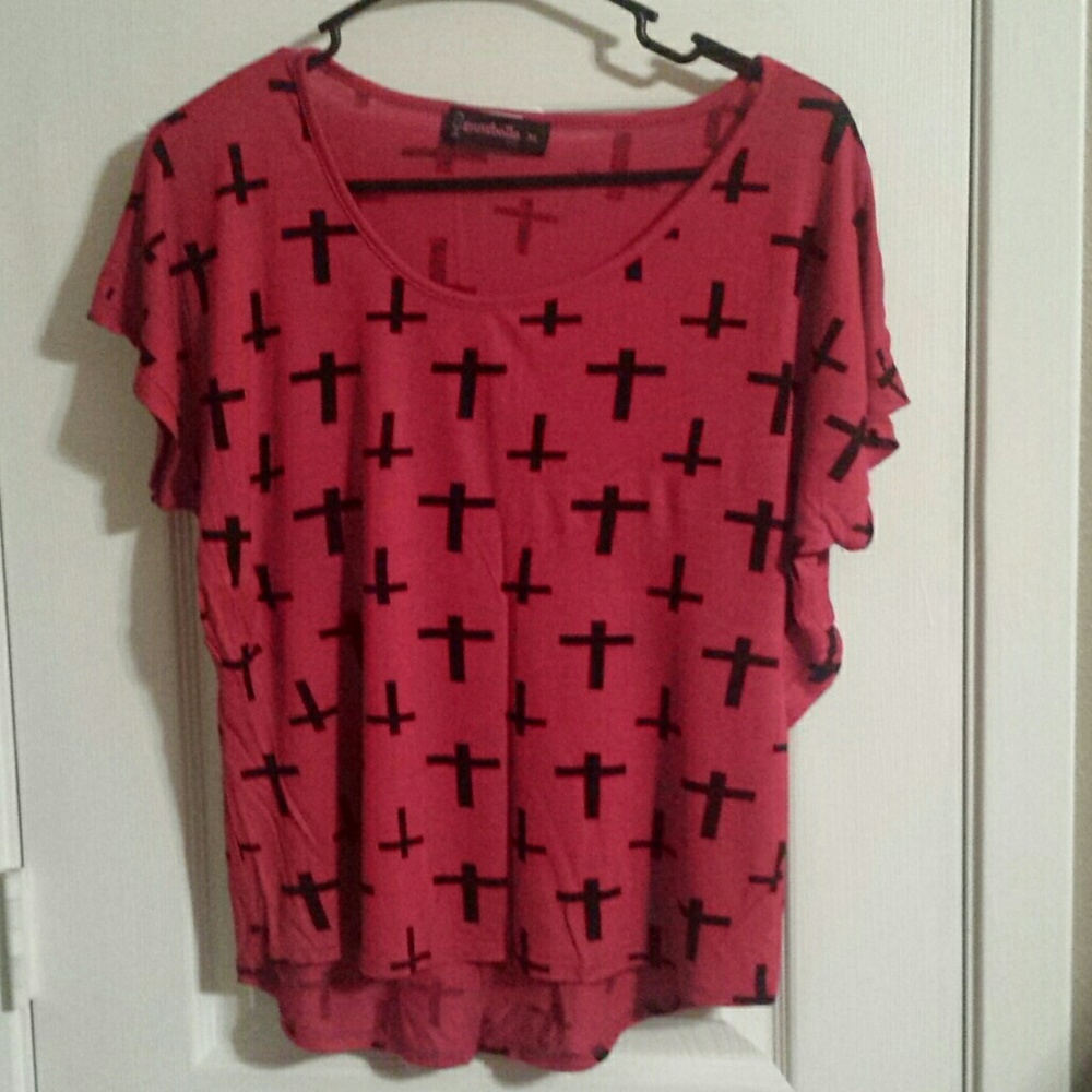 Women's cross blouse size xl