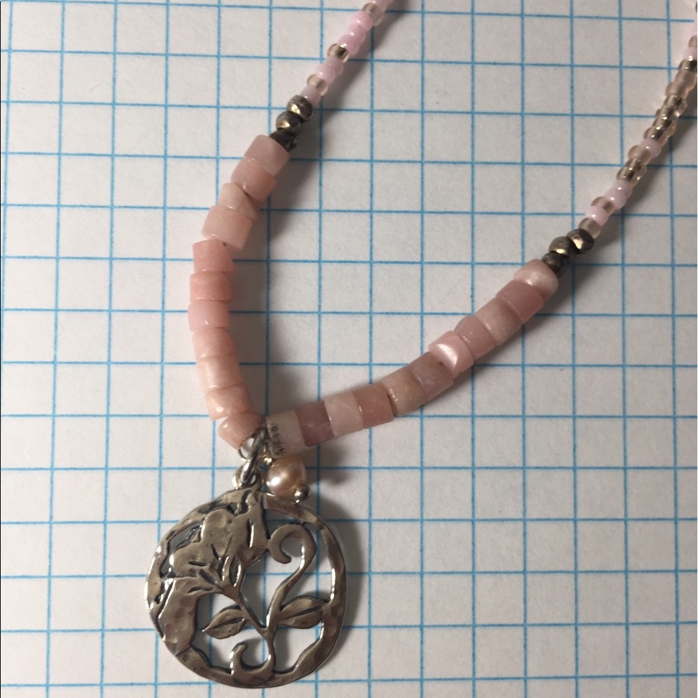 Silpada pink necklace
