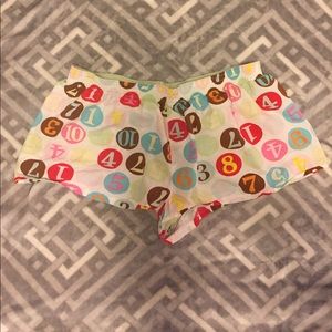 Xhilaration Med Number Print Boxer Bottoms