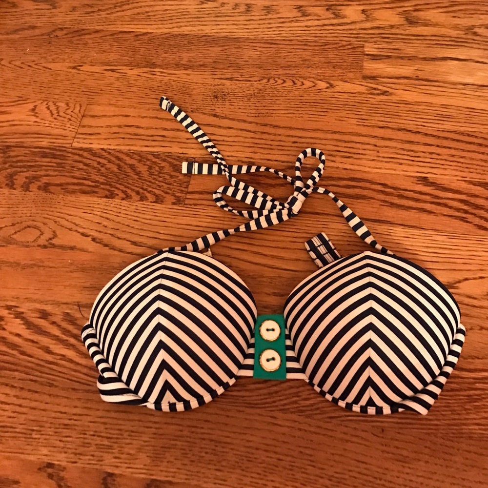 Target striped bathing suit size small